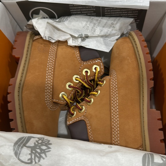 Toddler size 5C wheat Timberland boots… NEVER worn brand new boots - Picture 4 of 6